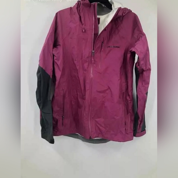 Patagonia Purple Pink Gray Torrentshell Hooded Full Zip Rain Jacket Size Medium - Picture 2 of 8